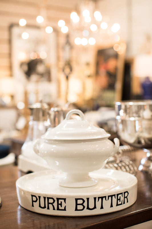 Rare "Pure Butter" Ironstone Butter Slab