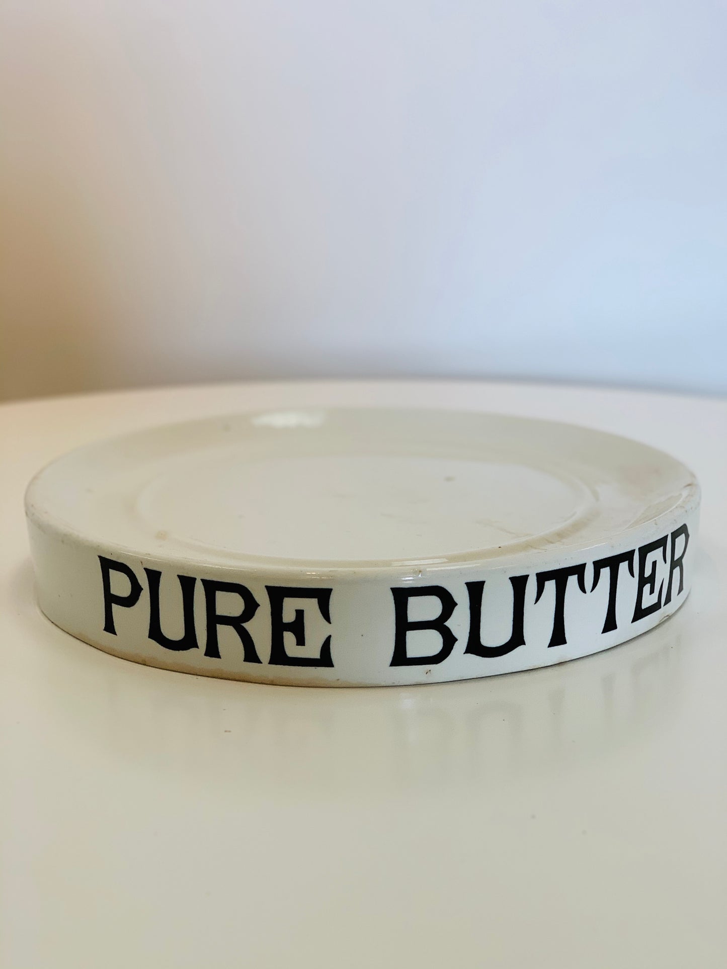 Rare "Pure Butter" Ironstone Butter Slab