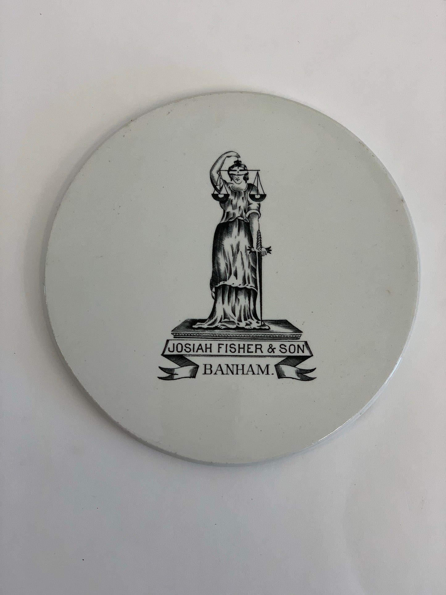 Banham Scale Plate From England