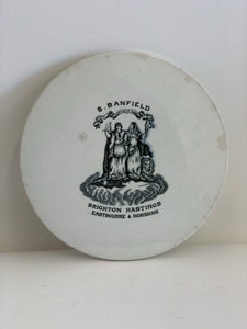 S. Banfield Scale Plate from England